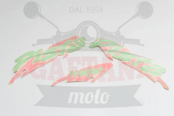Novità 3351728 - SERIE ADESIVI VERDI ORIGINALE ITALJET PISTA 2