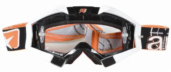 13950TNB - OCCHIALE OFF ROAD MX RIDING CROWS TOP ARANCIO ARIETE Prezzo Di Fabbrica