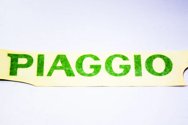 Non Perdere CM0044020099 - TARGHETTA SCRITTA VERDE ORIGINALE PIAGGIO SPOILER NRG