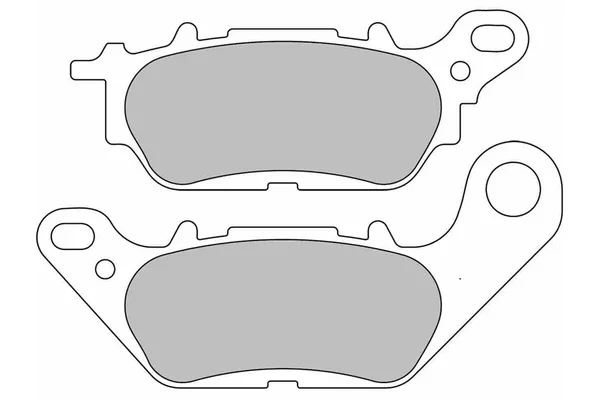 Di Tendenza 225108606 - SERIE PASTIGLIE FRENO FDB2238EF ECO FRICTION