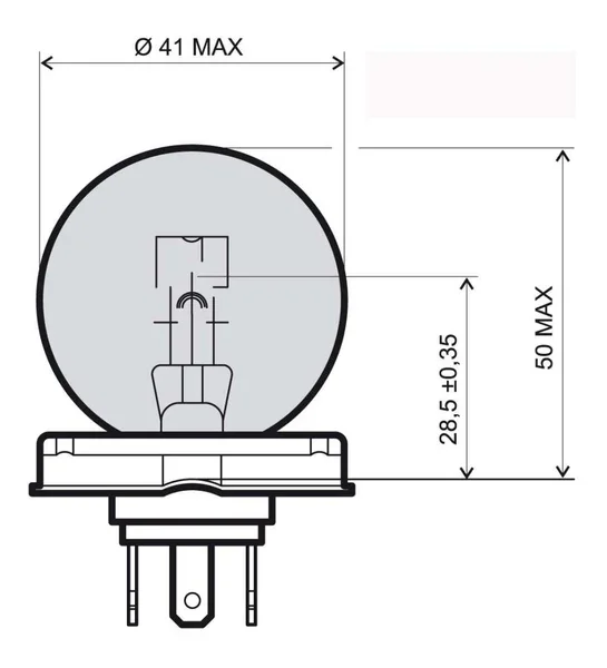 246510105 - Lampadina 12v 45-40 watt p45t Ordina Subito