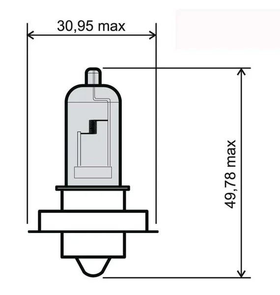 Spedizione Espresso 246510425 - LAMPADINA BIANCA 12V 15W P26S