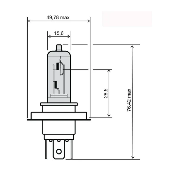 Economico 201670 - LAMPADA FLOSSER ALOGENA HS1 12V-35-35W