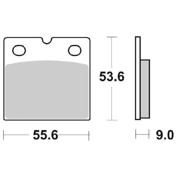 6565060 - SERIE PASTIGLIE FRENO SBS506HF R 65 LS 650 Prezzo Di Fabbrica