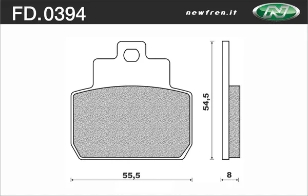 Ultima Occasione FERFD0394BKS - PASTIGLIE FRENO POST SPORT NEWFREN PIAGGIO BEVERLY 400 TOURER EURO3 2008>2010 BEVERLY 500 2005>2006 CRUISER 500 2007>2012 X9 250 EVOLUTION 2005>2006