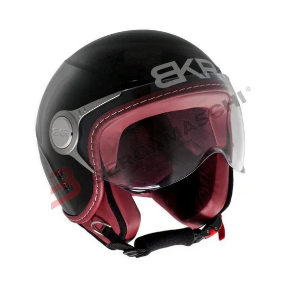 Ultima Occasione J302105 - CASCO JET BKR DUE NERO OPACO TAGLIA. XL 61/62