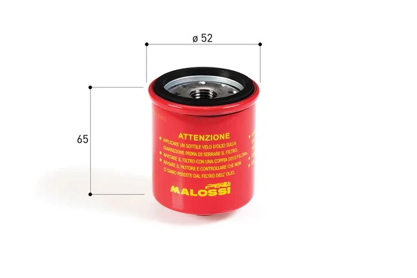 Scelto Dai Clienti 0313382 - FILTRO OLIO RED MALOSSI PER PIAGGIO-LEADER 125-250
