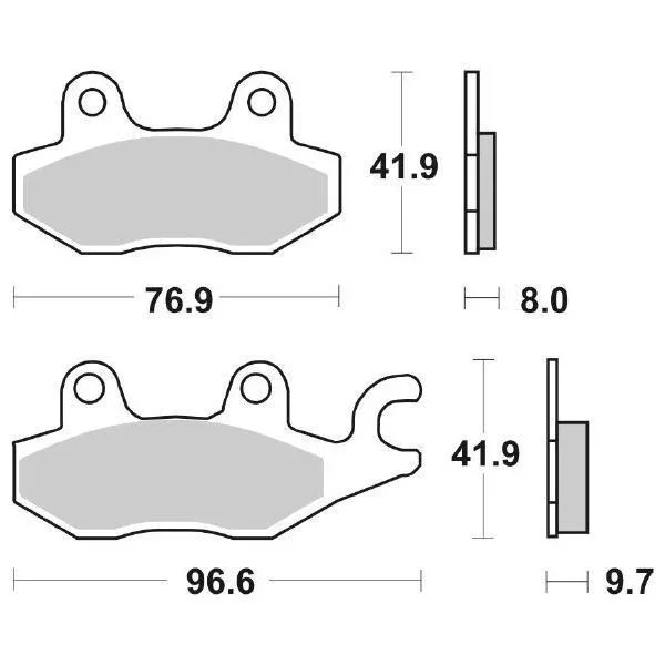 Compra Adesso 6566336 - SERIE PASTIGLIE FRENO SBS633LS