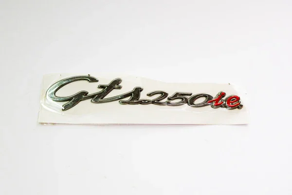 Nuova Collezione 656235 - SCRITTA ADESIVA ORIGINALE "GTS 250 IE" PER FIANCATA VESPA GTS 250