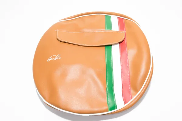 Ultima Occasione P9023MR10 - COPRIRUOTA CON BORSA FASCIA TRICOLORE VESPA DA 10 MARRONE