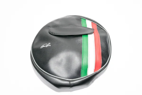 Prezzo Ridotto P9023NR9 - COPRIRUOTA CON BORSA FASCIA TRICOLORE VESPA RUOTA DA 8-9 NERO