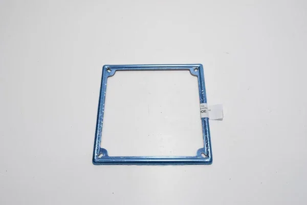 A126 - CORNICE TARGA CROMATA QUADRATO LAMBRETTA LI-LD 125-150 Pagamento Sicuro