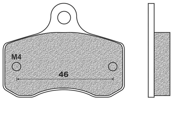 FERFD0242 - PASTIGLIE FRENO ANTERIORI NEWFREN KART INTERASSE FORI 46 MM Affare