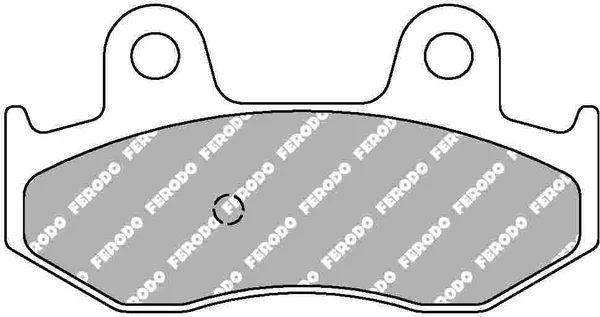225108666 - SERIE PASTIGLIE FRENO POSTERIORI FDB2132EF AN 400 BURGMAN 2001>2006 A Buon Prezzo