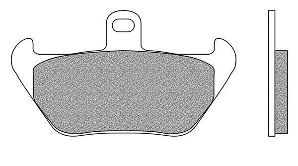 Novità FERFD0168 - SERIE PASTIGLIE FRENO ANTERIORE BMW R80 ROASTER 800 1993-1995 FERFD0168
