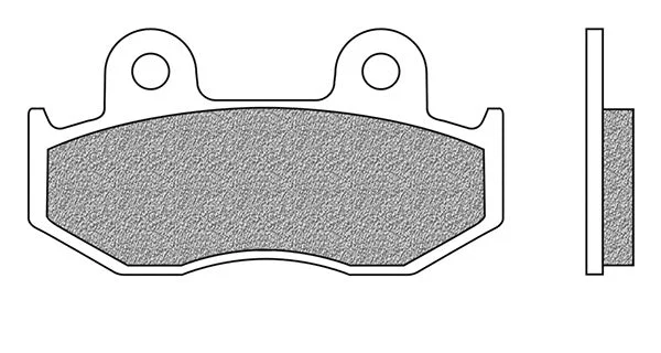 667SM1 - COPPIA PASTIGLIE FRENO SEMI METALLIC BRAKING SH 400 99-00 Offerta Lampo