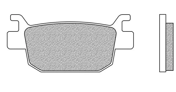 908SM1 - SERIE PASTIGLIE FRENO POSTERIORE HONDA SH i ABS 300 ANNO 2007 - 2016 Promozione