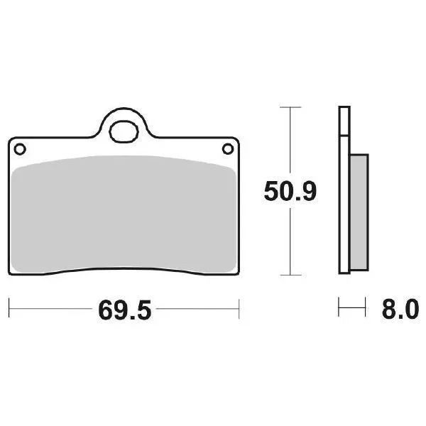 6565668 - SERIE PASTIGLIE FRENO RACING SBS 566 RS (SINTERIZZATA) DUCATI-GILERA Reso Gratuito