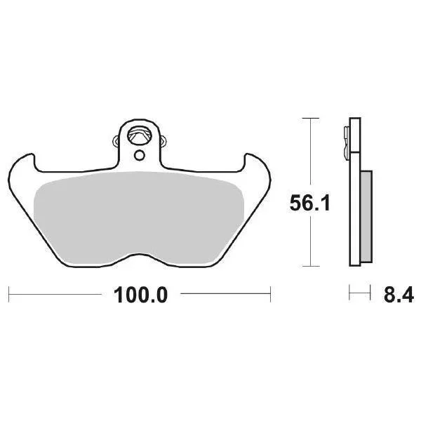 Prezzo Di Fabbrica 6567030 - SERIE PASTIGLIE FRENO ANTERIORE SBS703HF R GS 850-1100-1150