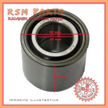 Cuscinetto mozzo ruota posteriore unico Originale MICROCAR M8 Ultime Pezzi