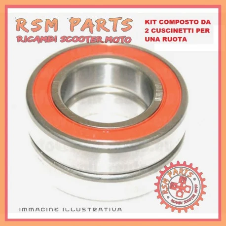 Offerta Speciale Kit 2 cuscinetti mozzo ruota anteriore V.T. MICROCAR