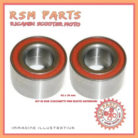 Kit coppia cuscinetti mozzo ruota anteriore Originale GRECAV Subito Disponibile