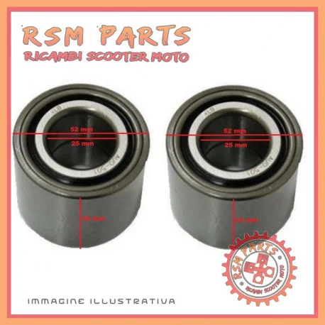 Kit cuscinetti mozzo ruota posteriore Originale LIGIER BE TWO Promo Stagionale