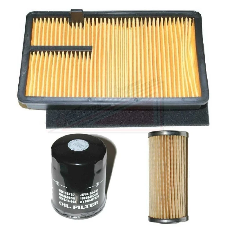 Reso Gratuito Kit filtro aria olio gasolio KUBOTA AIXAM A 721 741 751 prima serie