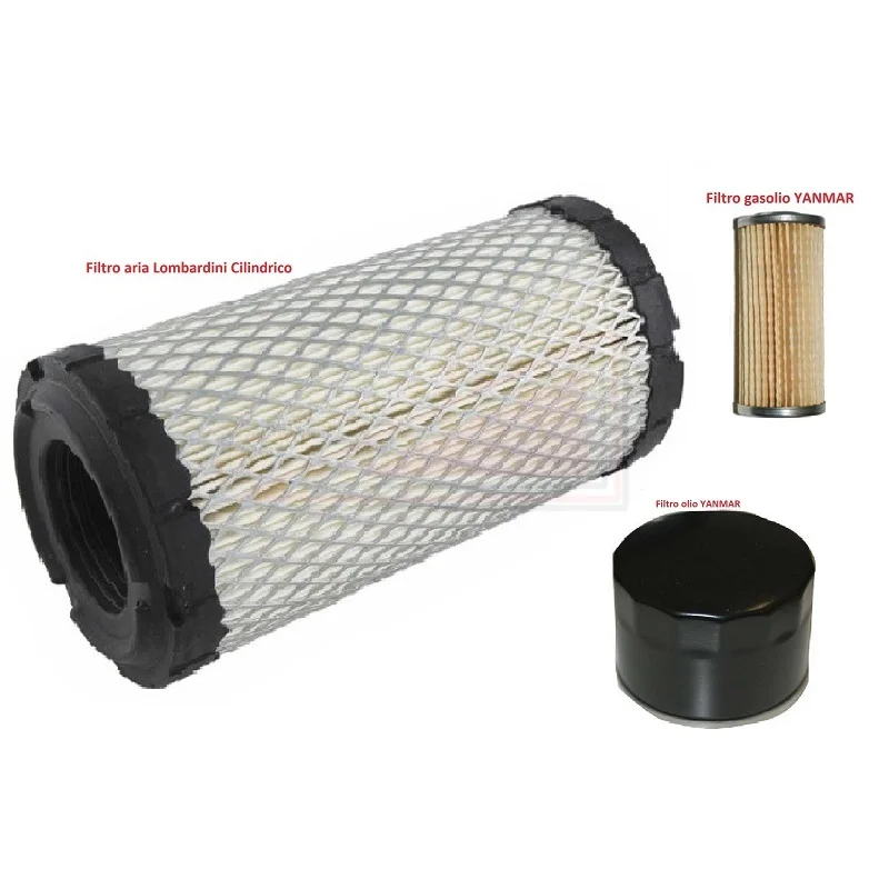 Prezzo Scontato Kit filtro aria olio gasolio YANMAR BELLIER ASSO