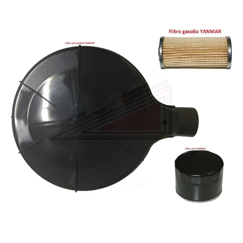 Kit filtro aria olio gasolio YANMAR BELLIER JADE DIVANE Quantità Limitata