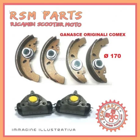 Kit 4 ganasce freno e cilindretti posteriore ITALCAR T3 Scelto Dai Clienti