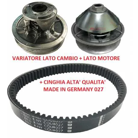 Spedizione Espresso Kit variatore motore cambio e cinghia 027 PIAGGIO M500 LDW502