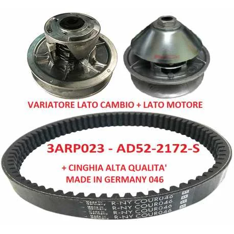 Bestseller Kit variatore motore cambio e cinghia 046 AIXAM VISION CITY COUPE' 2013