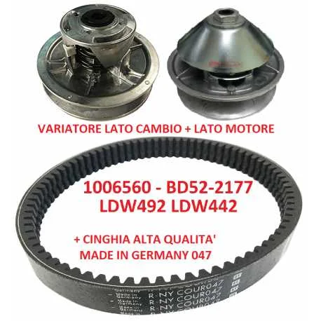 Sconto Kit variatore motore cambio e cinghia 047 LIGIER XTOO RS R IXO JS36 DCI