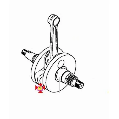 Soddisfatti O Rimborsati Albero Motore Aprilia Rx Af1 Pegaso Europa Tauareg Rotax 123 125