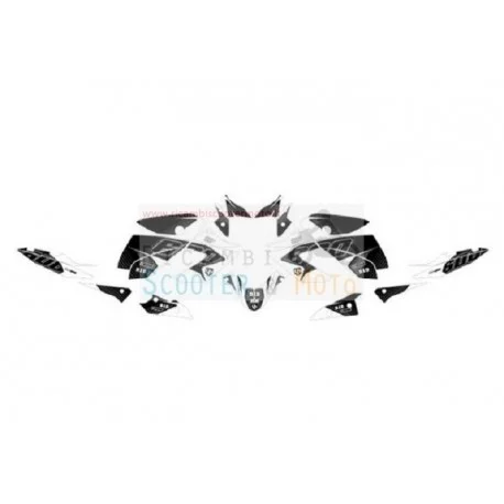 Kit Decalco Grafiche Adesivi Nero Bianco Yamaha Xj 6 N 600 Prezzo Scontato