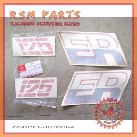 Quantità Limitata Kit serie decalco adesivi convogliatori aria Originale Gilera ER 125