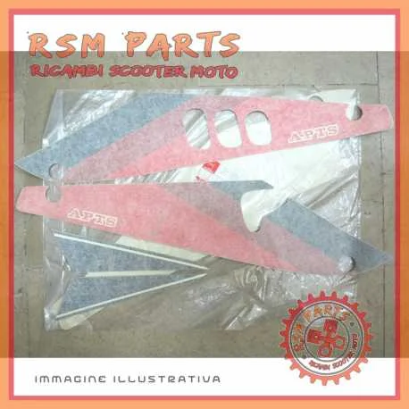 Kit serie decalco adesivi fianchetti laterali Originale Gilera RRT 125 Ultima Occasione