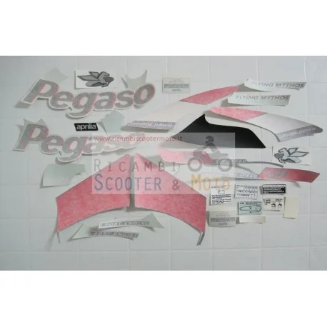 Serie Decalco Adesivi Bianco/Blu Originale Aprilia Pegaso 50 92-94 Di Tendenza