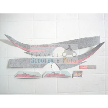 Spedizione Gratuita Serie Decalco Adesivi Frontale Nero Originale Aprilia Rs 125 99-05
