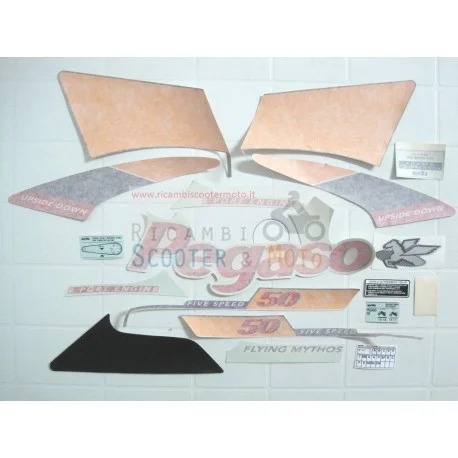 Offerta Limitata Serie Decalco Adesivi Modello Porpora/Bianco Aprilia Pegaso 50 92-94