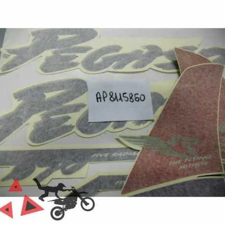 Serie Decalco Aprilia Pegaso Bianco-Prugna 650 1992 Di Tendenza