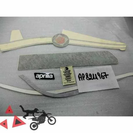 Serie Decalco Aprilia Red Rose Nero-Bianco 50 1991 Prezzo Conveniente