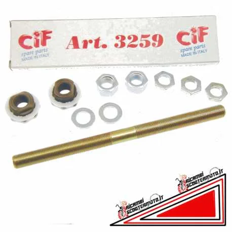 Asse ruota anteriore mm 11x165 completo scatolato free-Si' Offerta Lampo