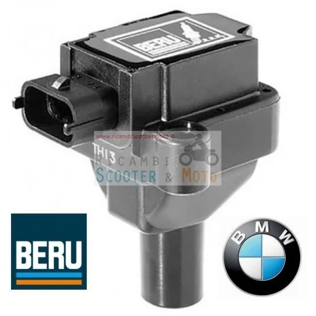 Bobina Accensione Esterna Alta Tensione Beru Bmw C1 125 200 2000-2003 Spedizione Gratuita
