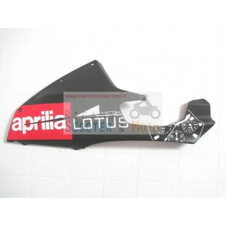 Fiancata Inferiore Sx Nera Aerografata Lotus Aprilia Rs 50 06-10 Prezzo Basso