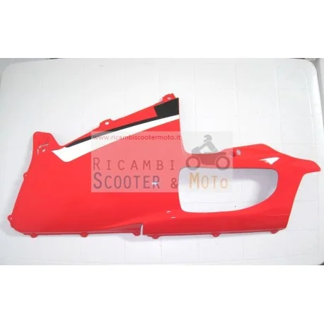 Fiancata Inferiore Sx Rosso Fluo Originale Aprilia Rsv 1000 Sp 99-00 Reso Gratuito