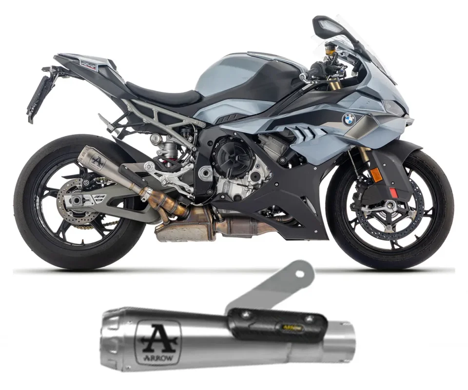 Spedizione Espresso Terminale Pro-Race Arrow titanio per BMW S 1000 RRModelli dal 2025 al 2026 77500PR