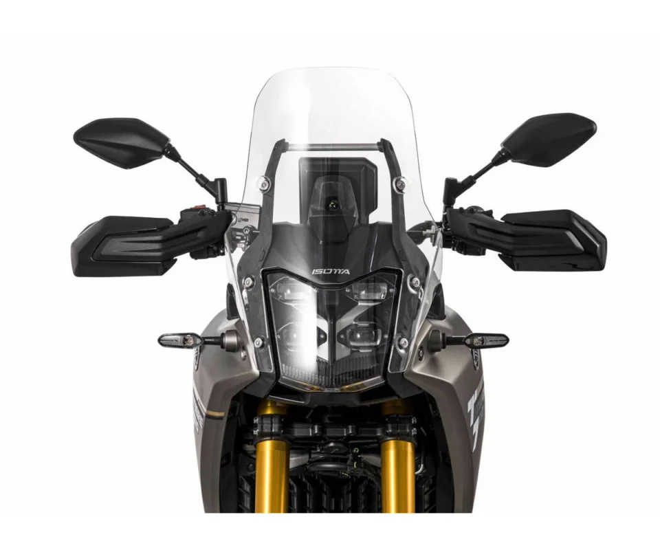 Pagamento Sicuro Parabrezza Isotta Rally senza Copertura Faro 350x475x3 Trasparente Per Yamaha Tenere 700Modelli dal 2025 al 2026 SC398-T-ATT/SC395