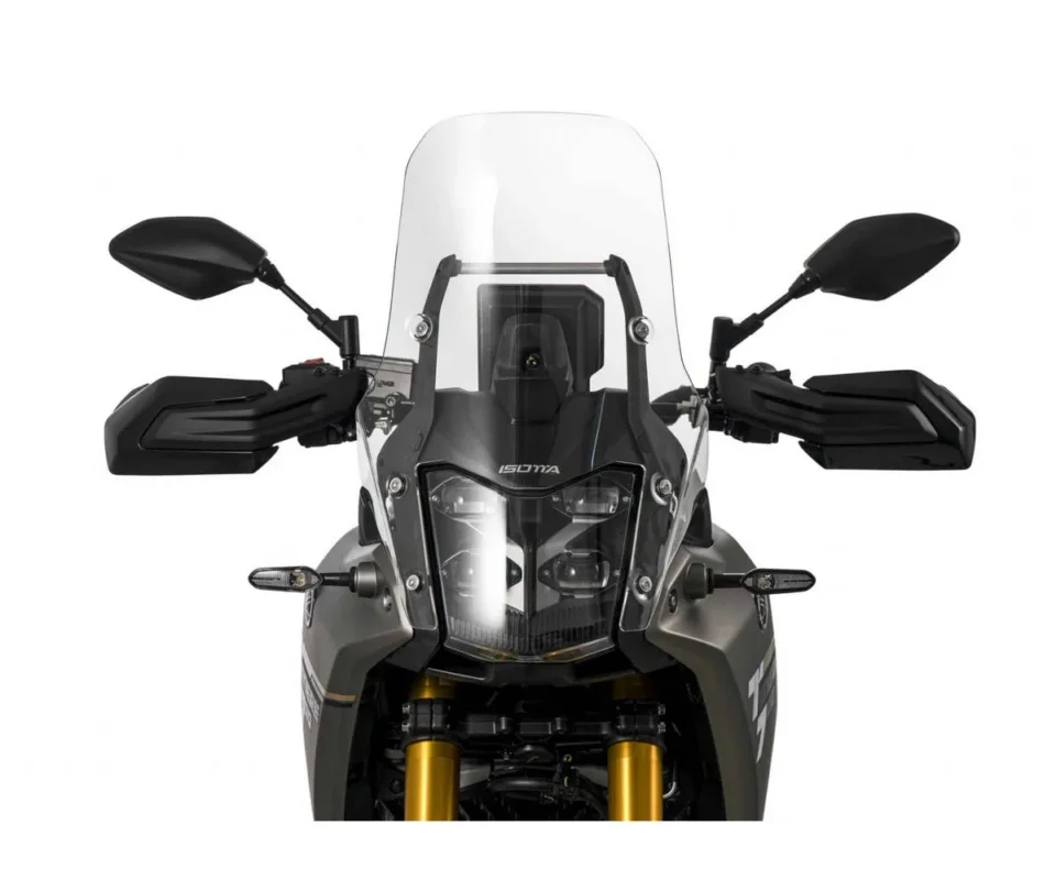 Più Venduto Parabrezza Isotta Touring senza Copertura Faro 350x500x3 Trasparente Per Yamaha Tenere 700Modelli dal 2025 al 2026 SC397-T-ATT/SC395